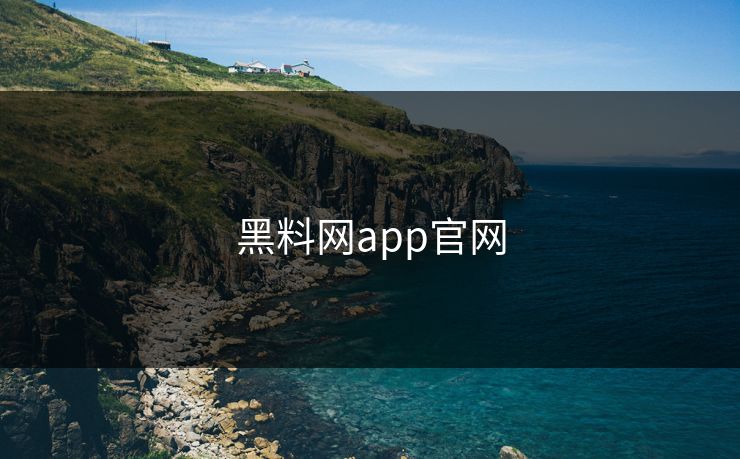 黑料网app官网